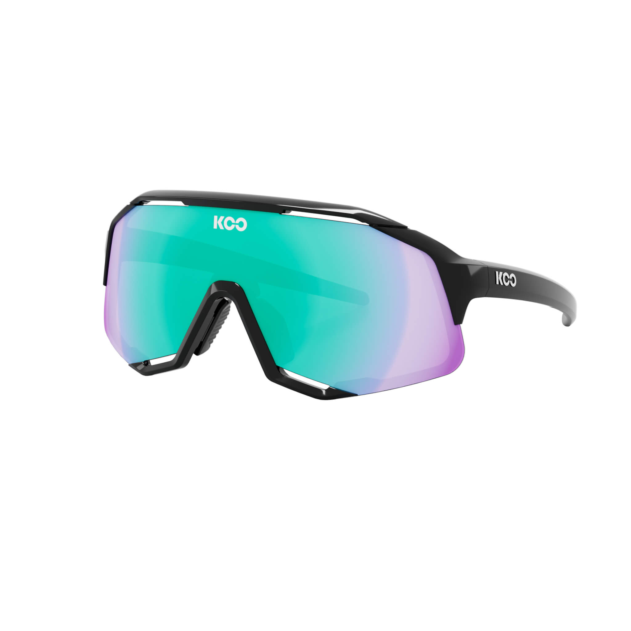 週末値下げ！美品！KOO DEMOS 偏光サングラス Koo Demos Mirror Lens Cycling Sunglasses, Black/Blue Sky