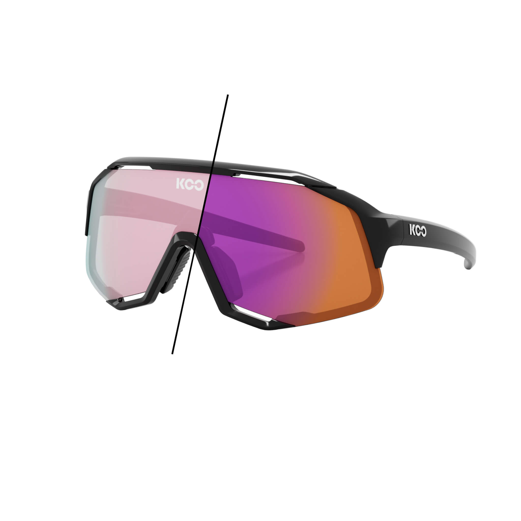 KASK KOO DEMOS ブラック Koo Demos | Black / Blue | Cycling Sunglasses | Cicli Corsa
